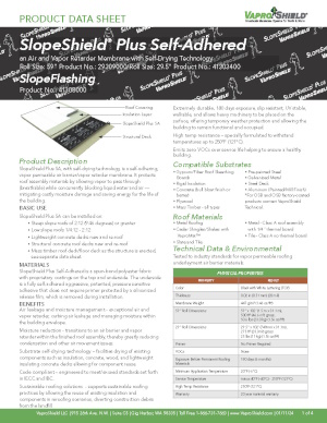Product Data Sheet (PDF)